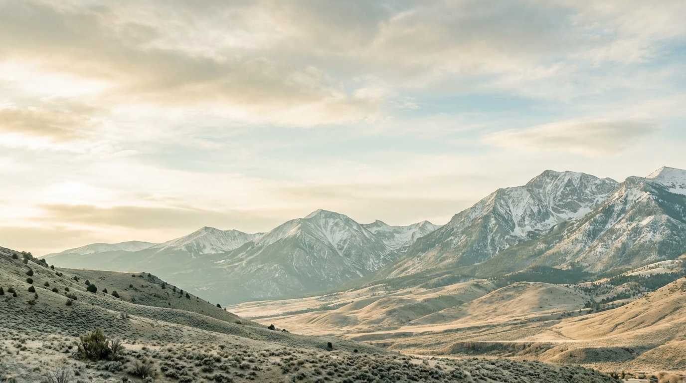 Soft mountain-inspired background